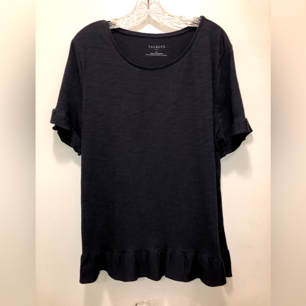 TALBOTS NAVY BLUE TOP - NWT